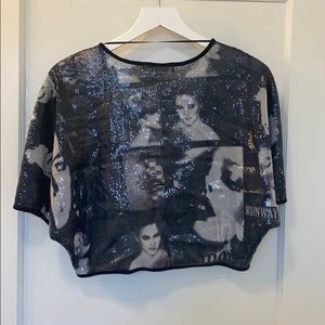 Guess Sequin Short Cover Up